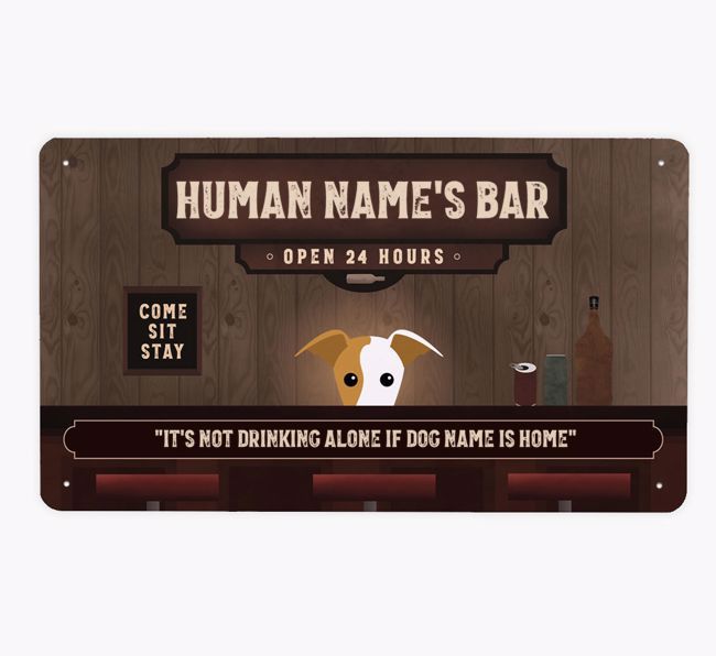 Vintage Bar: Personalised {breedFullName} Metal Sign